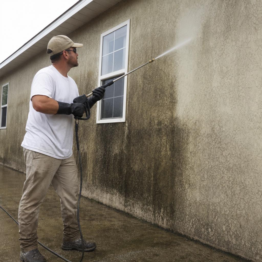 Stucco Power Washing